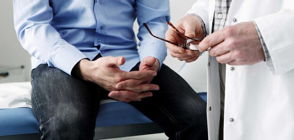 Seeing a doctor about prostate